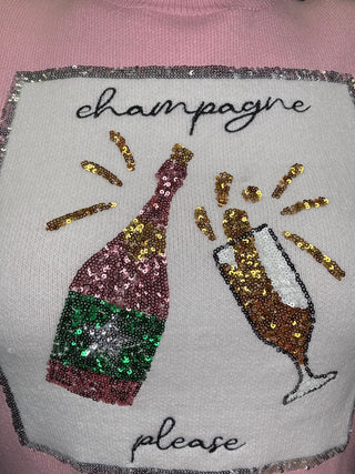 Champagne Please Sweater
