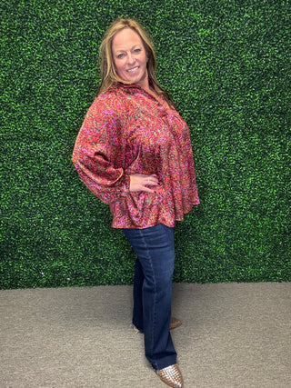 The Autumn Luxe Ruffle Blouse