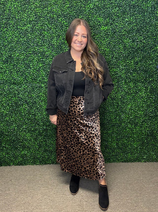 The Velvet Wild Midi skirt