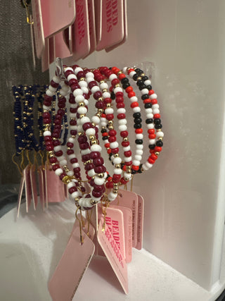 Beaded Blondes Gameday Sprinkle Stretch Bracelet