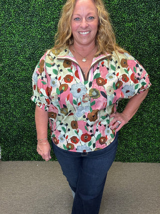 The Painted Petals Blouse