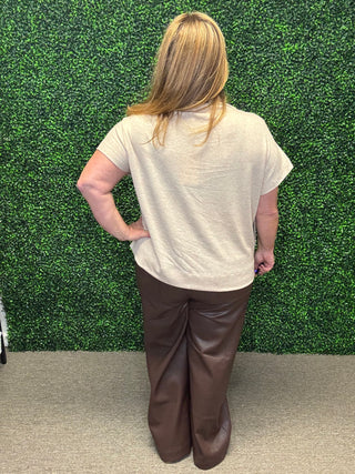 Faux Leather Pant