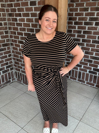 Molly Bracken Knotted Waist Dress