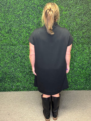 Black Staple Mini Dress by Entro