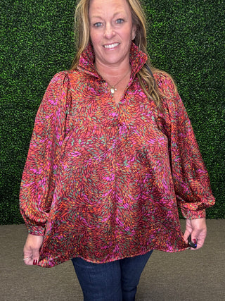 The Autumn Luxe Ruffle Blouse