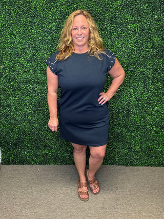 The Navy Shift Dress