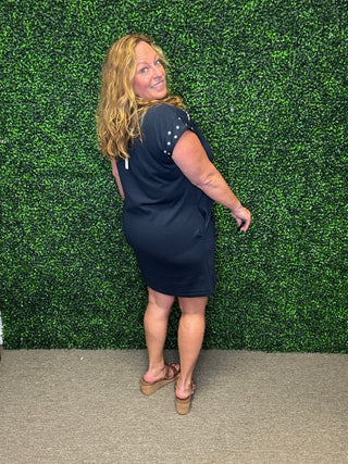 The Navy Shift Dress