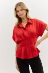 Bold and Beautiful Tailored Blouse