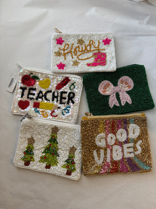 Beaded Coin Bag