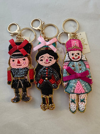 Puffy Nutcracker Keychain