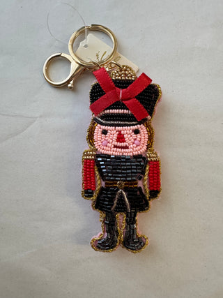 Puffy Nutcracker Keychain