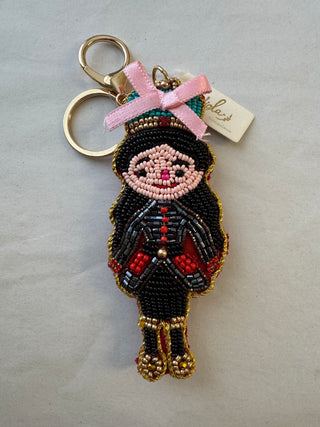 Puffy Nutcracker Keychain