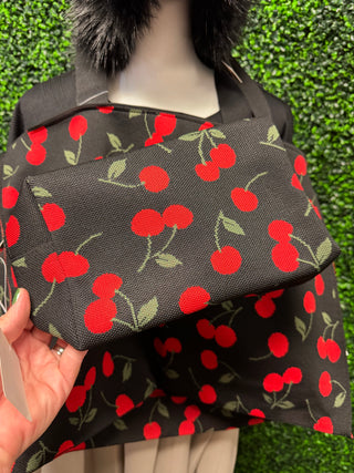 Cherries Makeup Bag