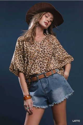 Wild and Sweet Bubble Blouse