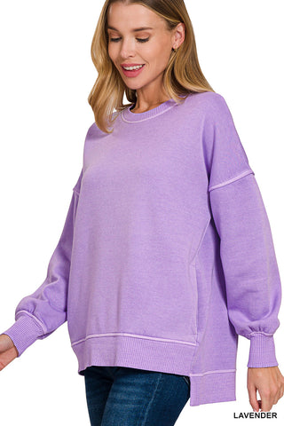 Hi-Low Hem Pullover