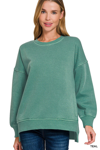 Hi-Low Hem Pullover