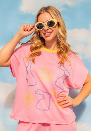 Grace+Emma Sequin Easter Top