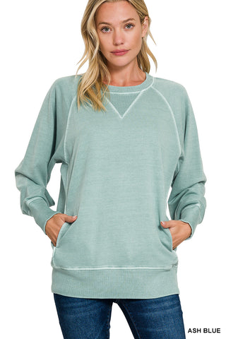 French Terry Pullover w/ Pockets