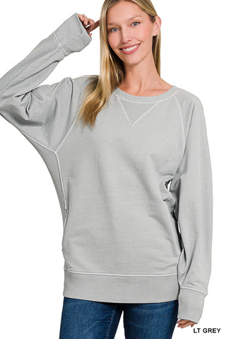 French Terry Pullover w/ Pockets