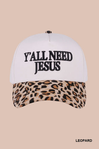 Y'all Need Jesus Baseball Hats