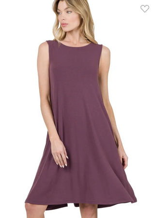 Zenana Knit Dress Sleeveless
