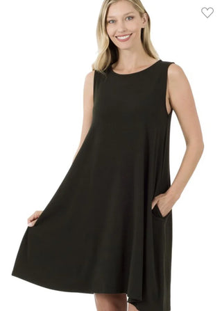 Zenana Knit Dress Sleeveless