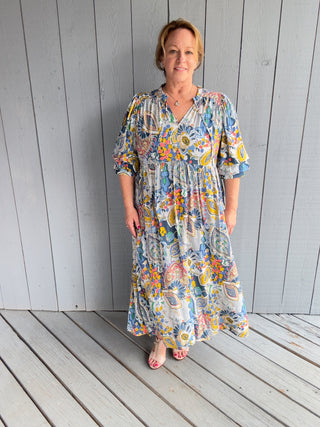 Paisley Midi Dress