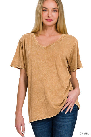 Zenana V Neck Tee