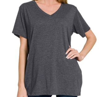 Boyfriend V Neck Tee
