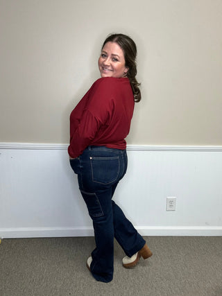 Cargo Bootcut Jean