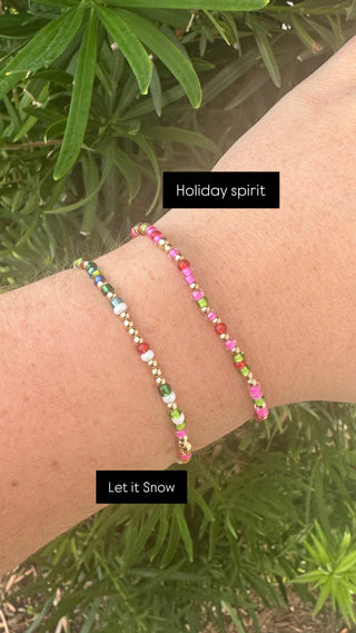 Beaded Blondes Sprinkle Stretch Bracelet