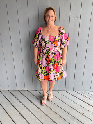 Tropical Dreams Babydoll Dress