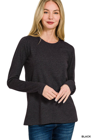 Plus Esseneitial Long Sleeve Tee