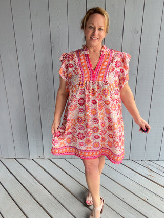 Floral Fusion Dress