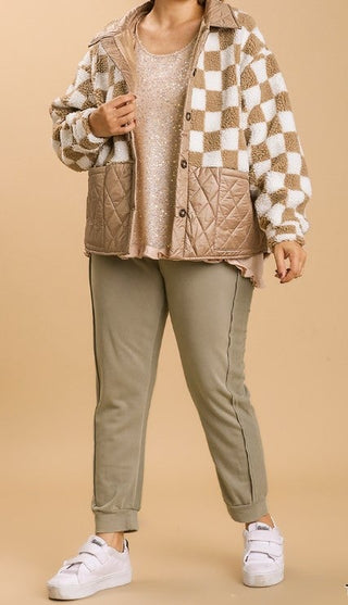 Checkered Button Up Jacket