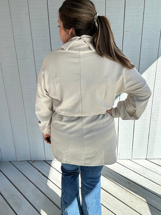 Mock Neck Athleisure Pullover