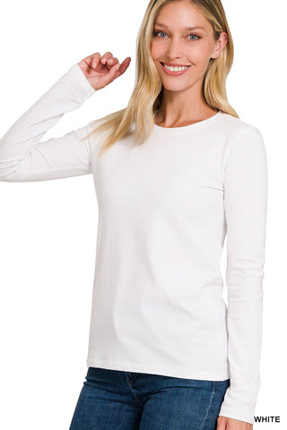 Plus Esseneitial Long Sleeve Tee
