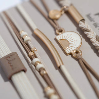 K’Lani Rise hair tie and bracelet set