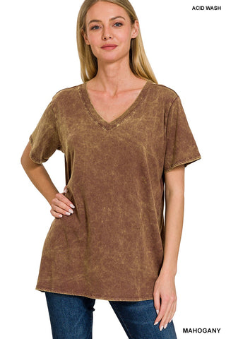 Zenana V Neck Tee
