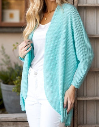 Waffle Cardigan