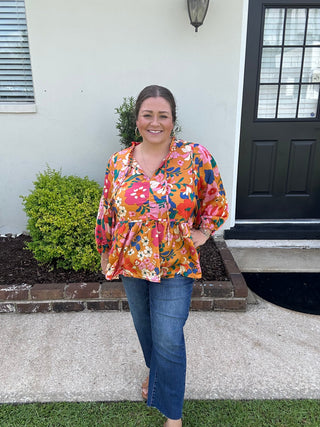 Flowers Baby Top