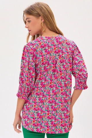 Dear Scarlett Lizzy Smocked Sleeve Top Paterns