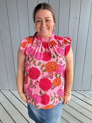Pink Garden Blouse