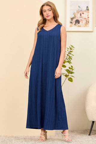 Andre By Unit Ribbed Knit Maxi Dress