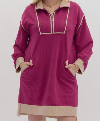 Magenta Dress