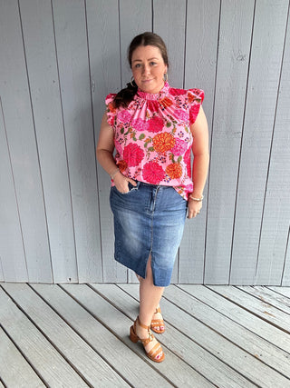 Pink Garden Blouse