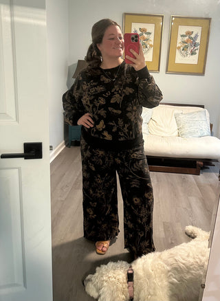 Butterfly and Floral Pant