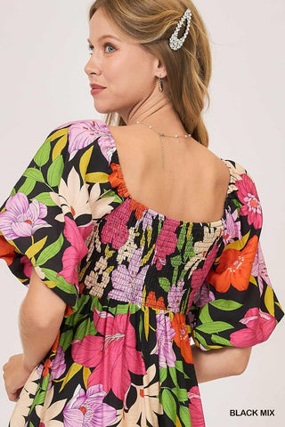 Tropical Dreams Babydoll Dress