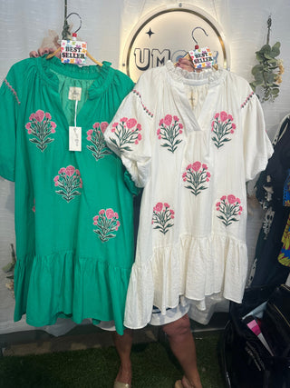 Embroidered Mini