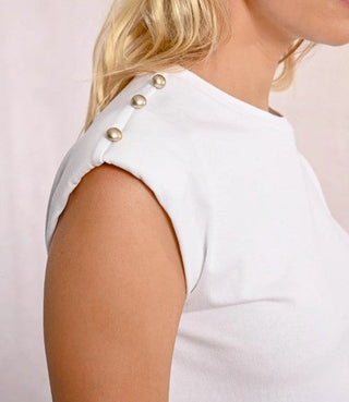 Molly B Wide Shoulders Tee